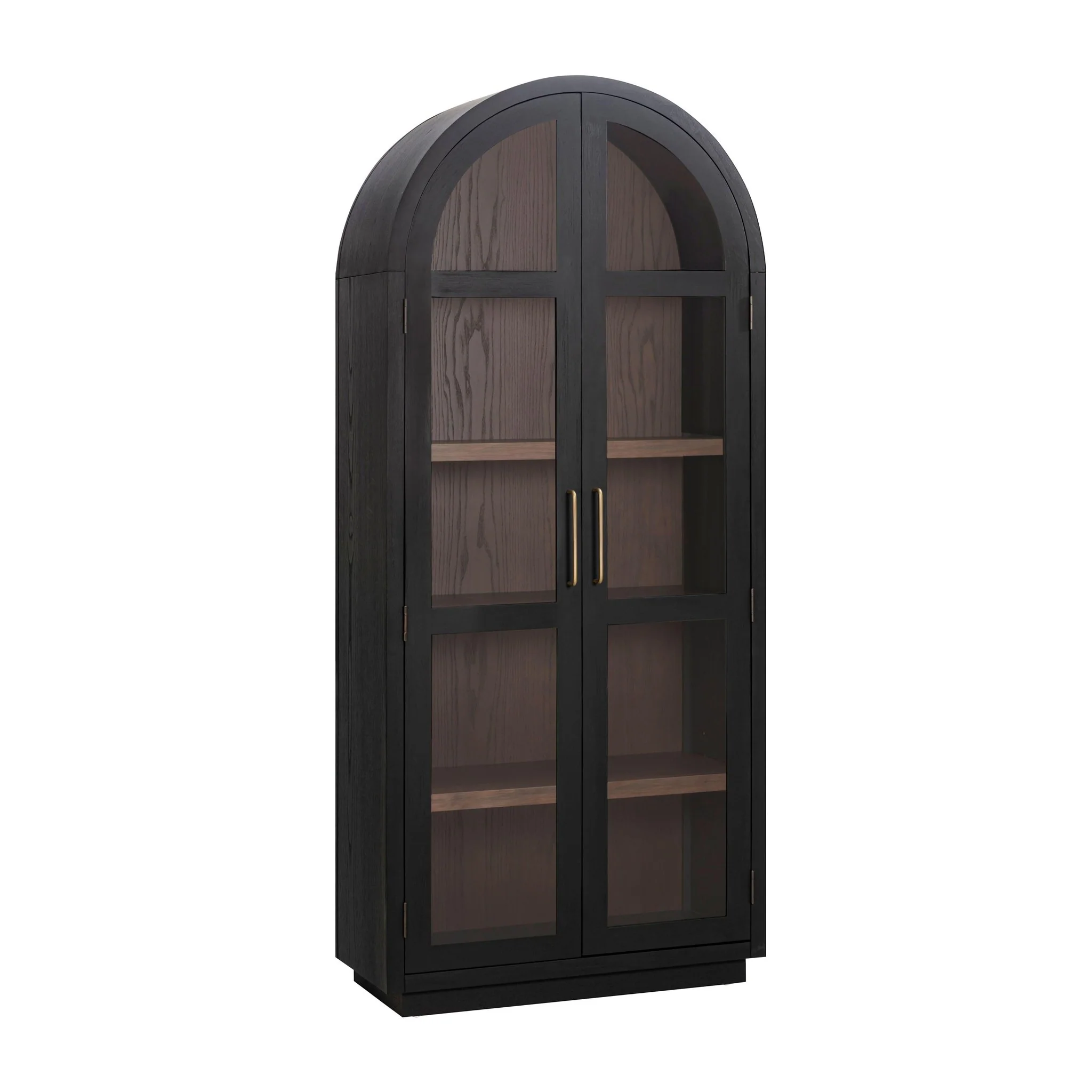 Marlow Black Wood Display Cabinet - Image 3