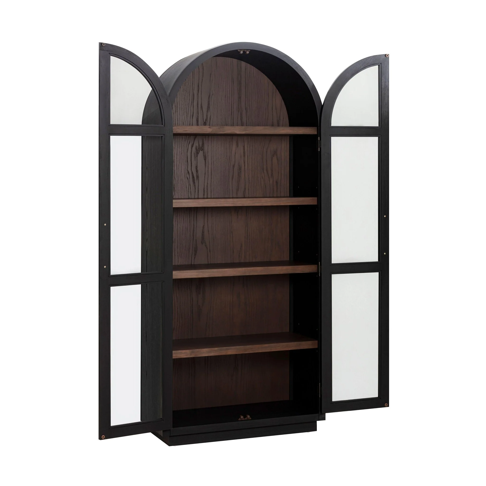 Marlow Black Wood Display Cabinet - Image 6