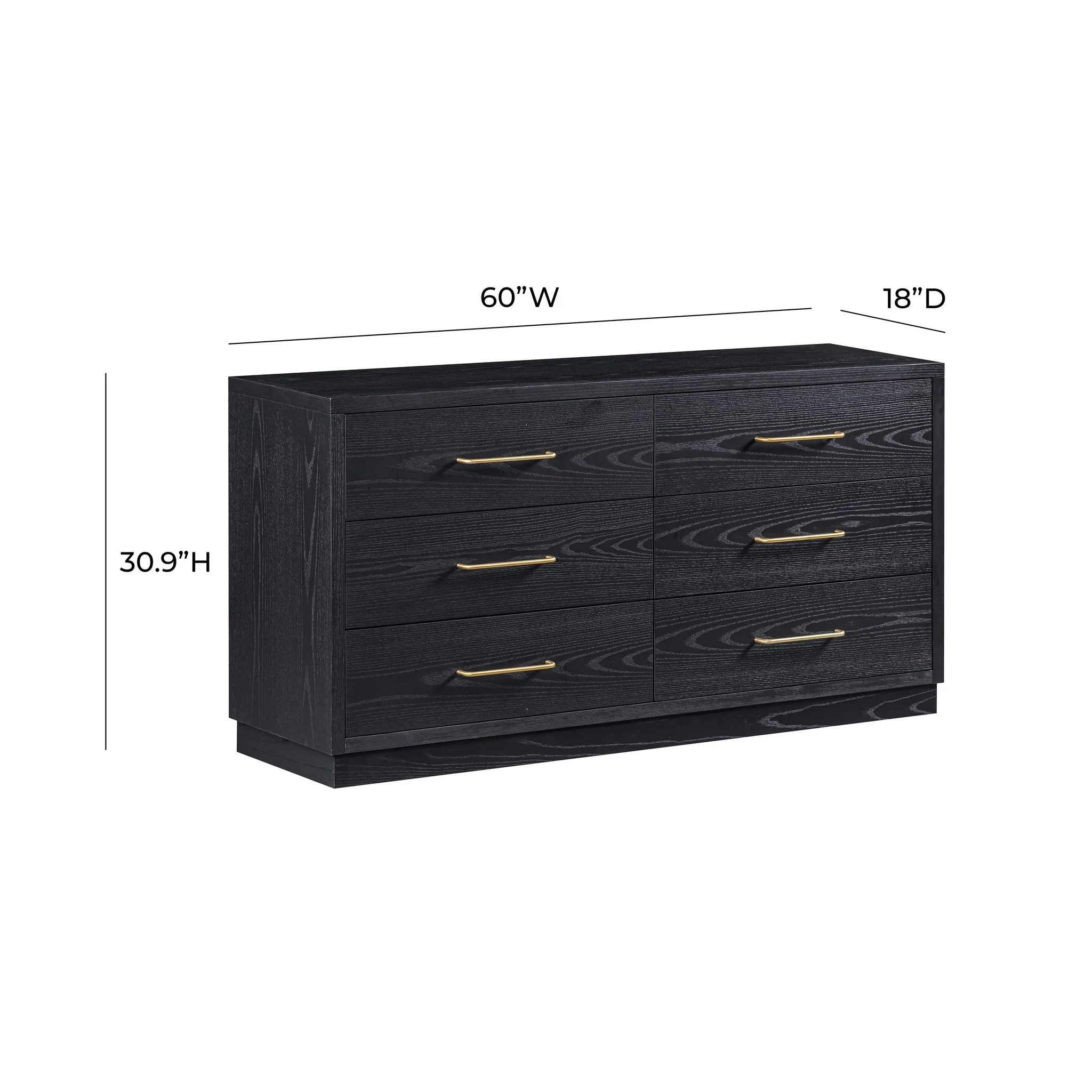 Marlow Black Wood Dresser - Image 7