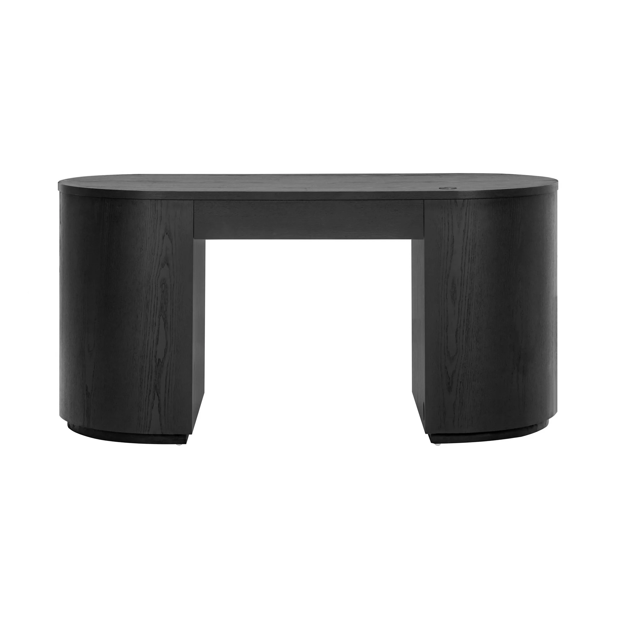 Marlow Black Wood Executive Desk - Image 6