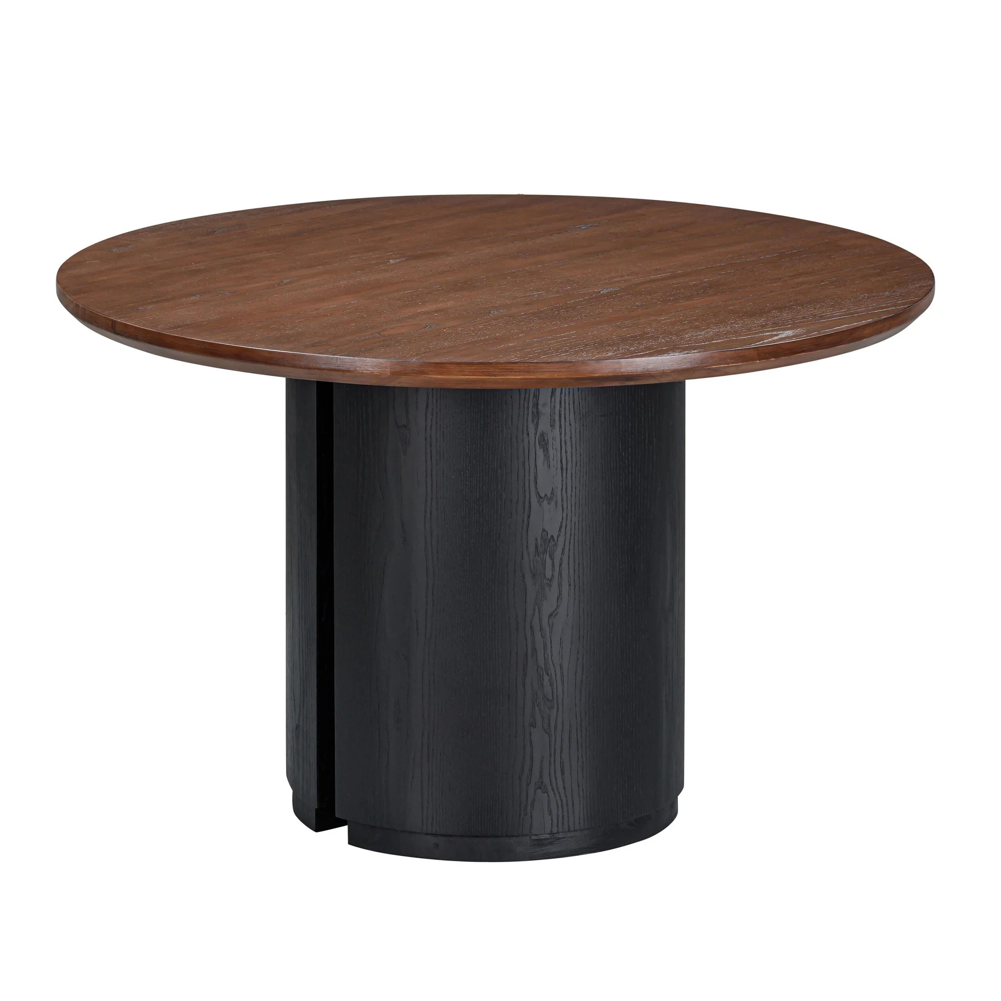 Marlow Black Wood Round Dining Table - Image 3