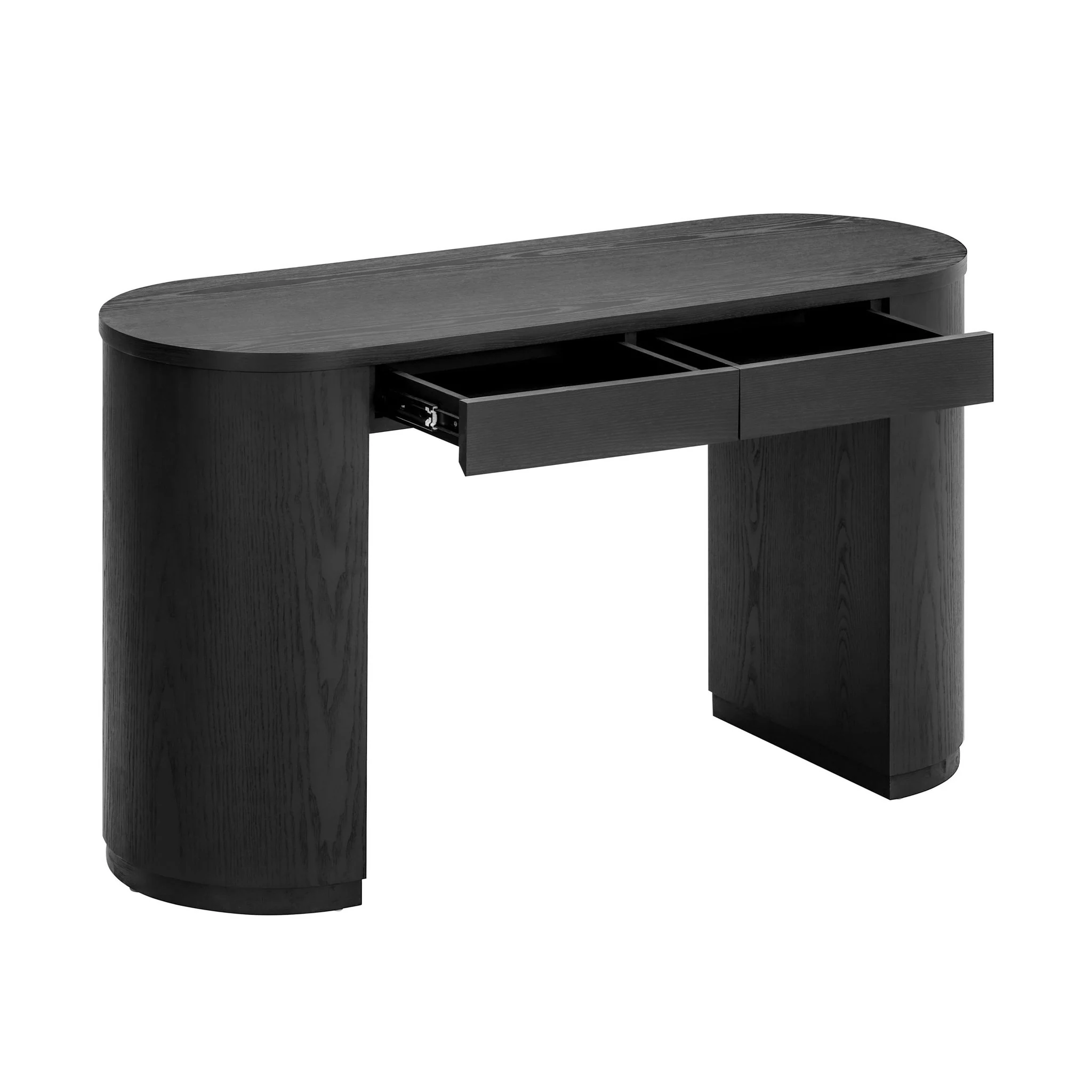 Marlow Black Wood Writing Desk - Image 7