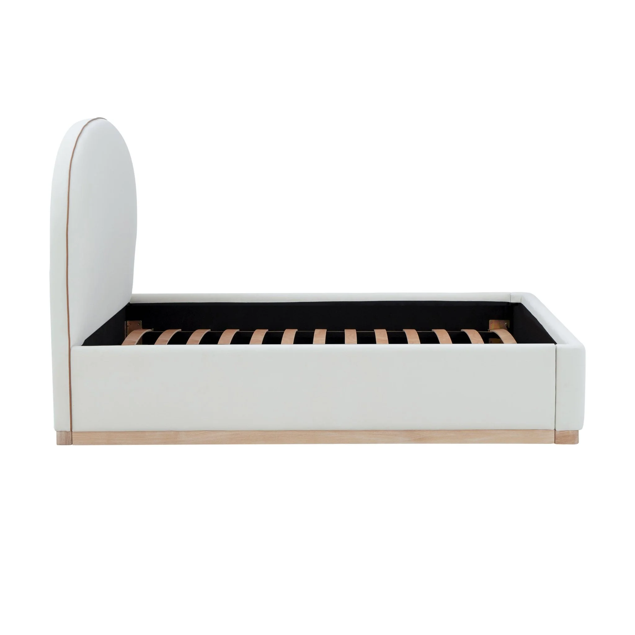 Marlow Cream Velvet King Bed - Image 5