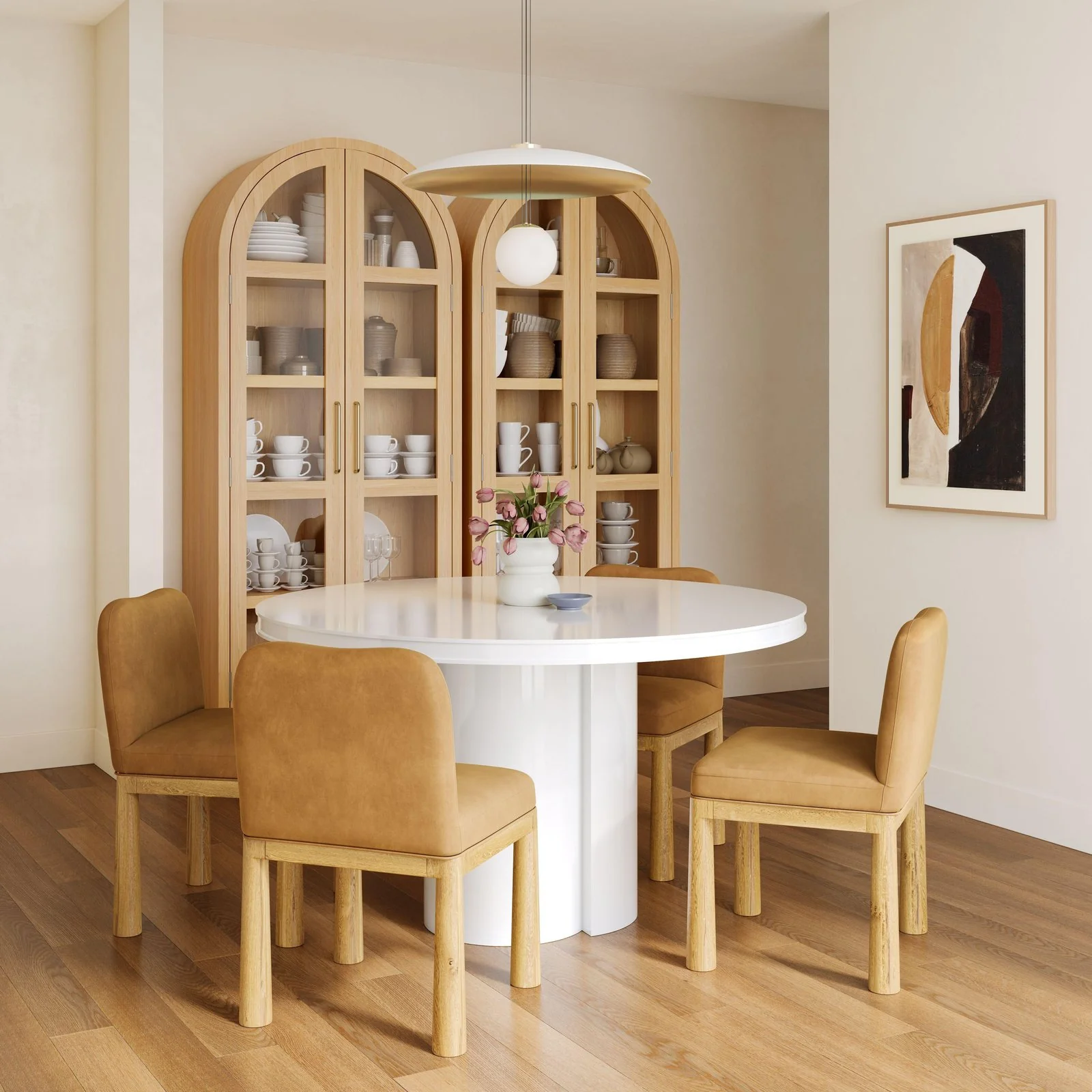 Marlow Natural Wood Display Cabinet - Image 10