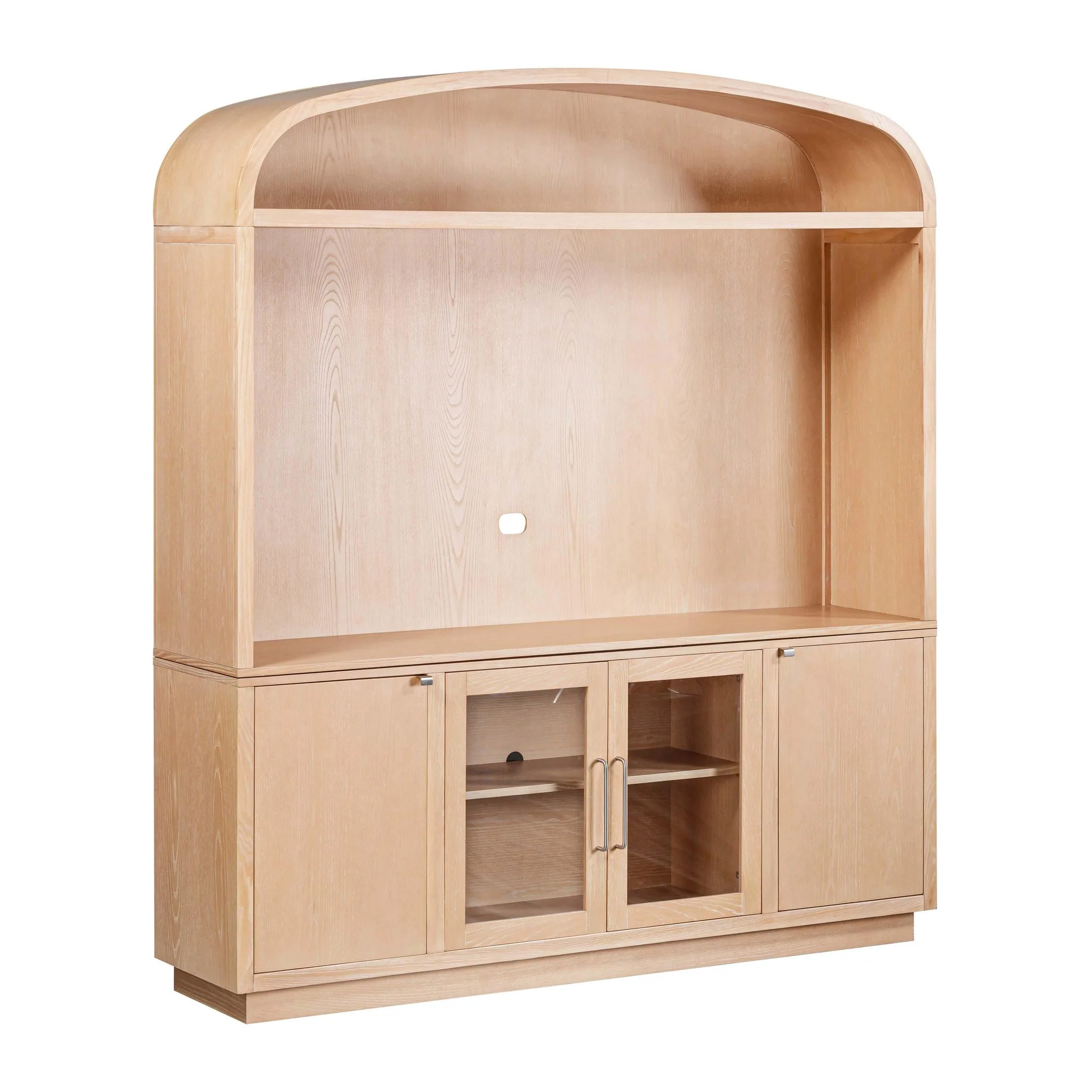 Marlow Natural Wood Entertainment Center - Image 3