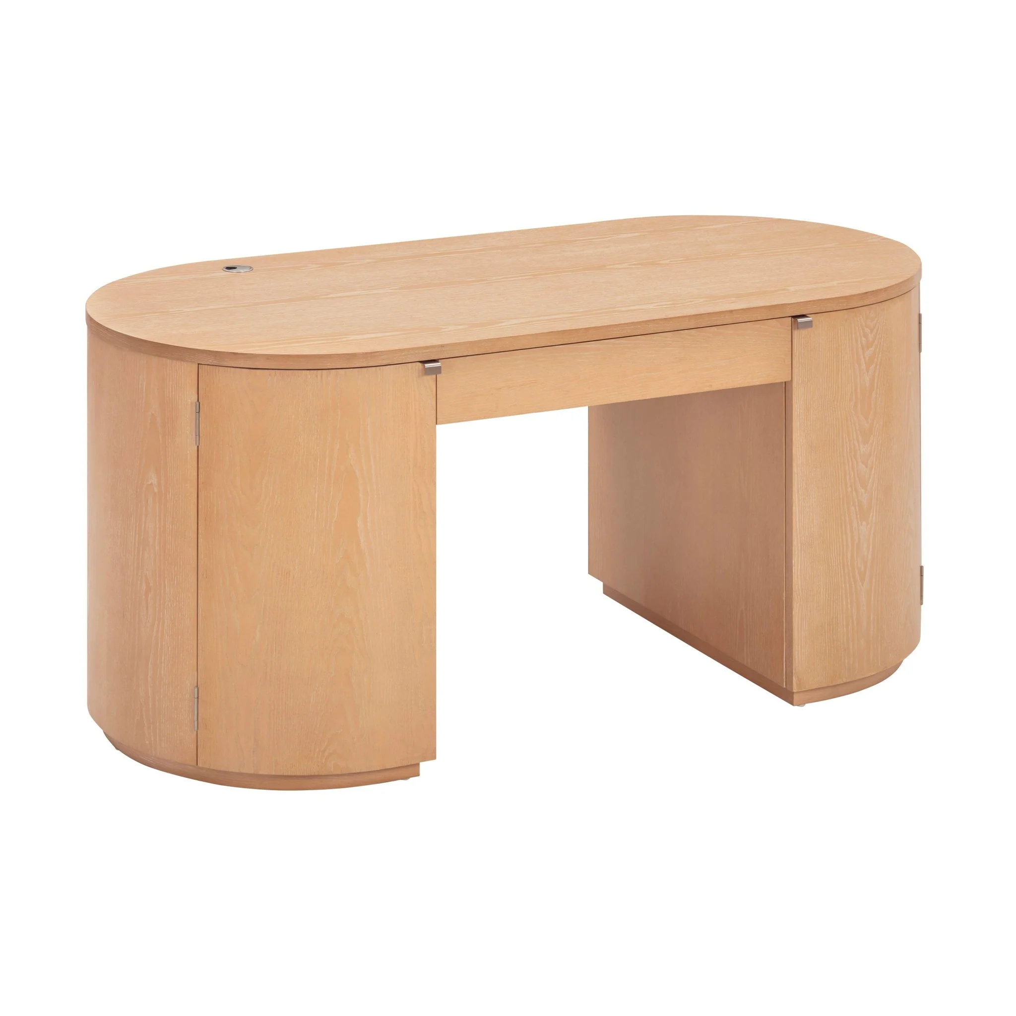 Marlow Natural Wood Executive Desk - Image 3