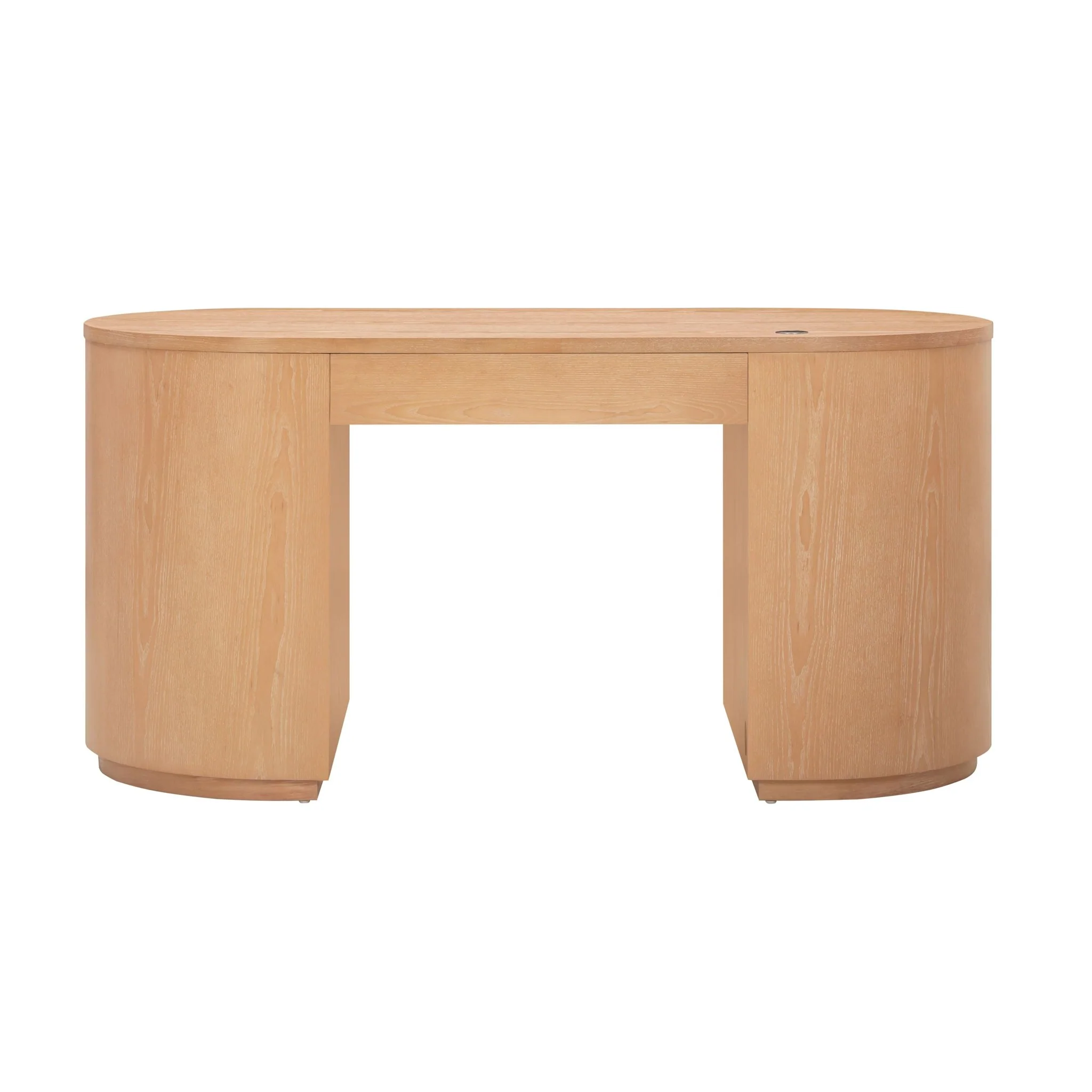 Marlow Natural Wood Executive Desk - Image 4