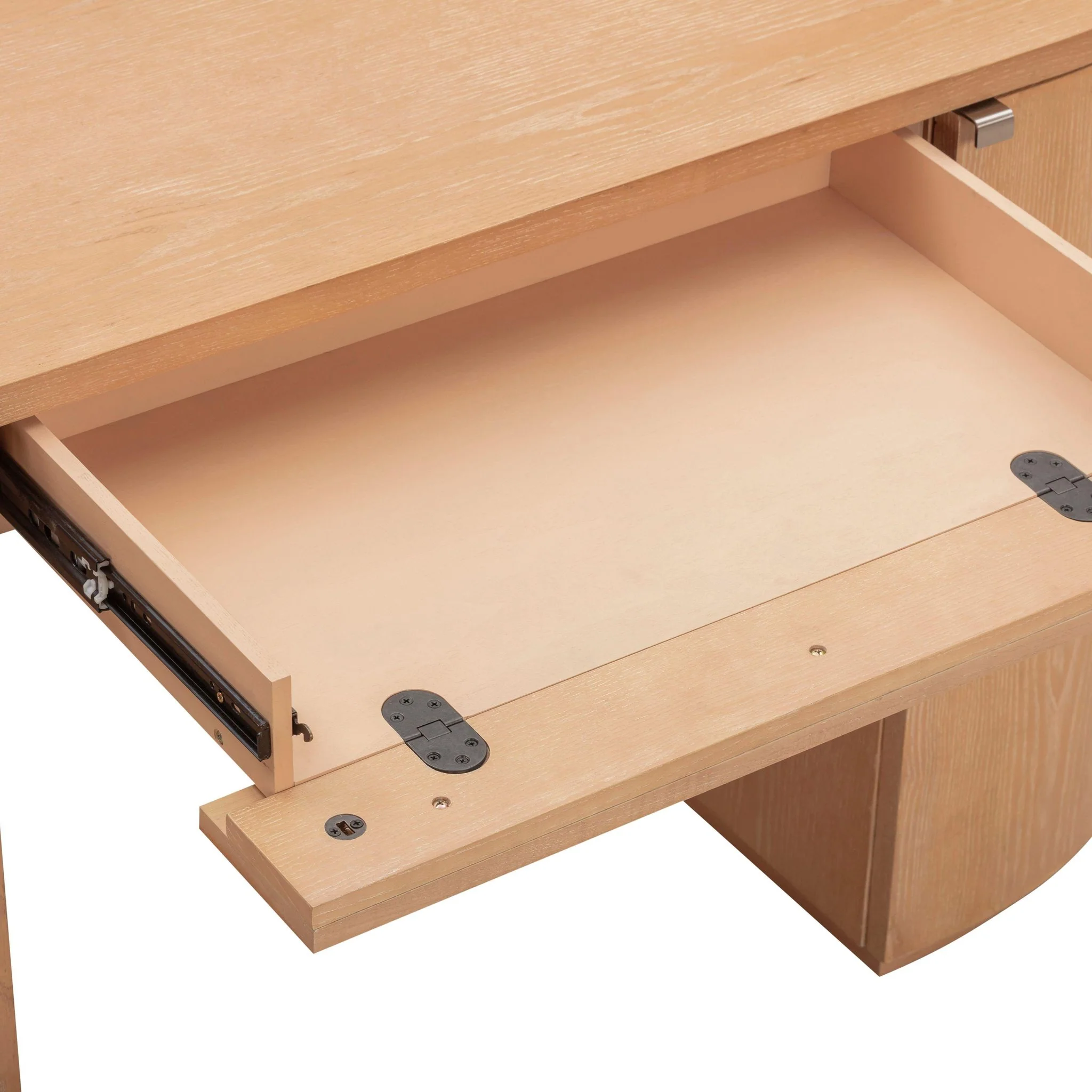 Marlow Natural Wood Executive Desk - Image 9