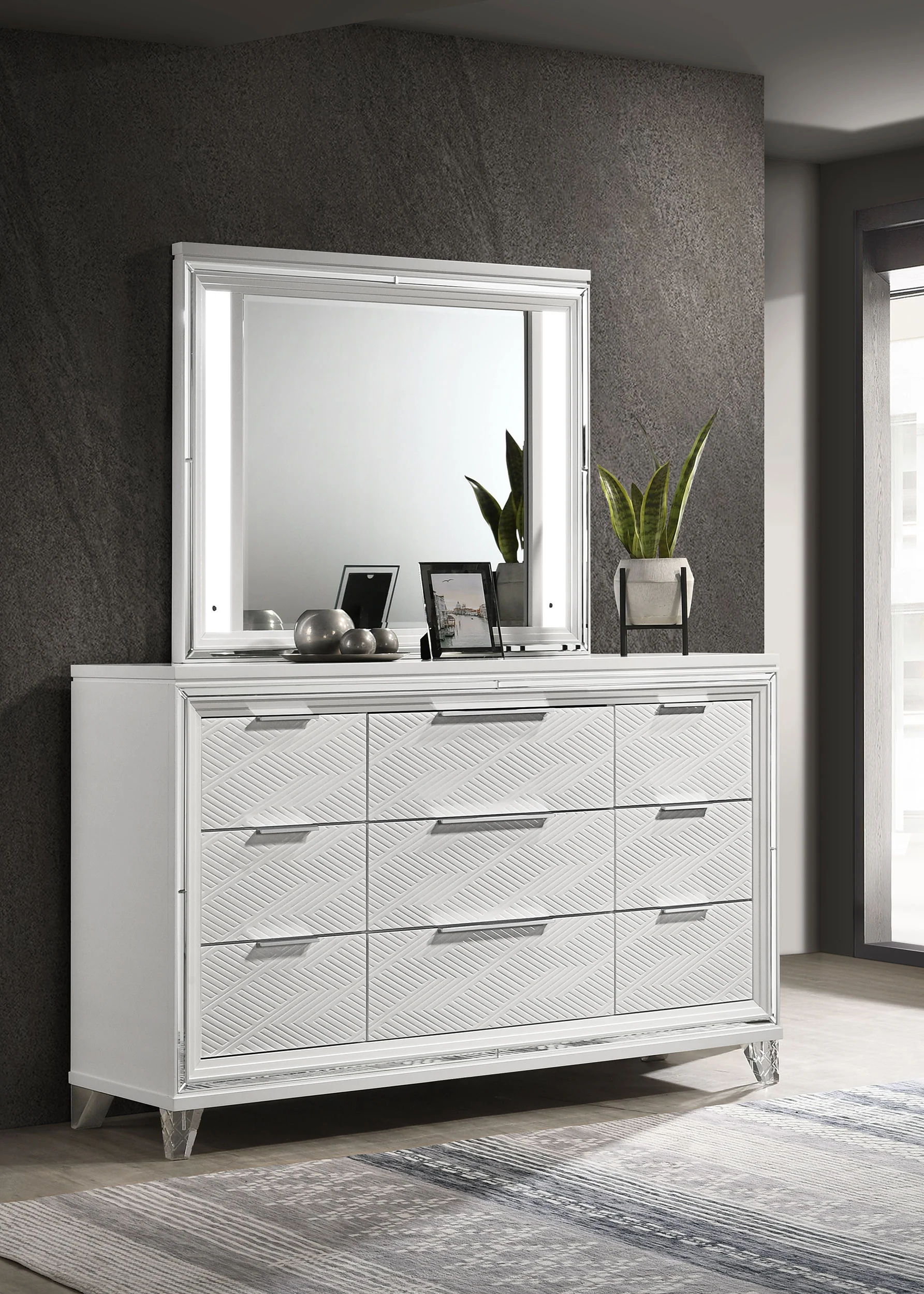 Marmore Dresser with Mirror - Image 2