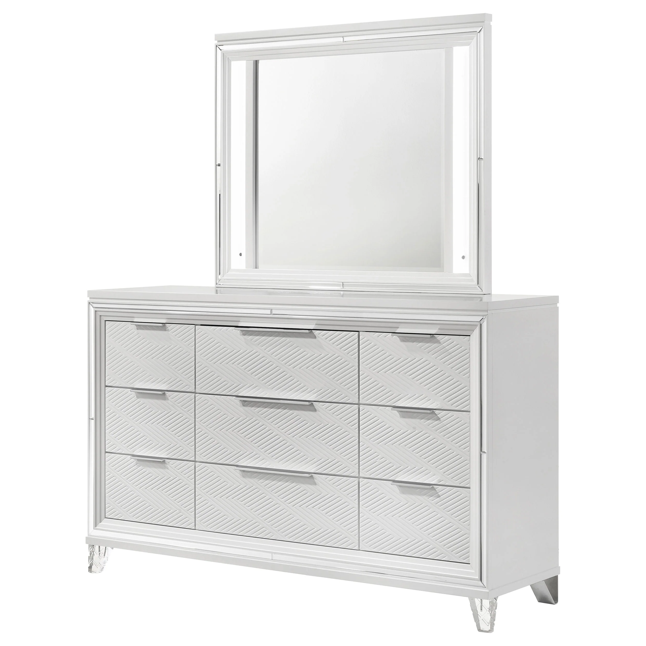 Marmore Dresser with Mirror - Image 4