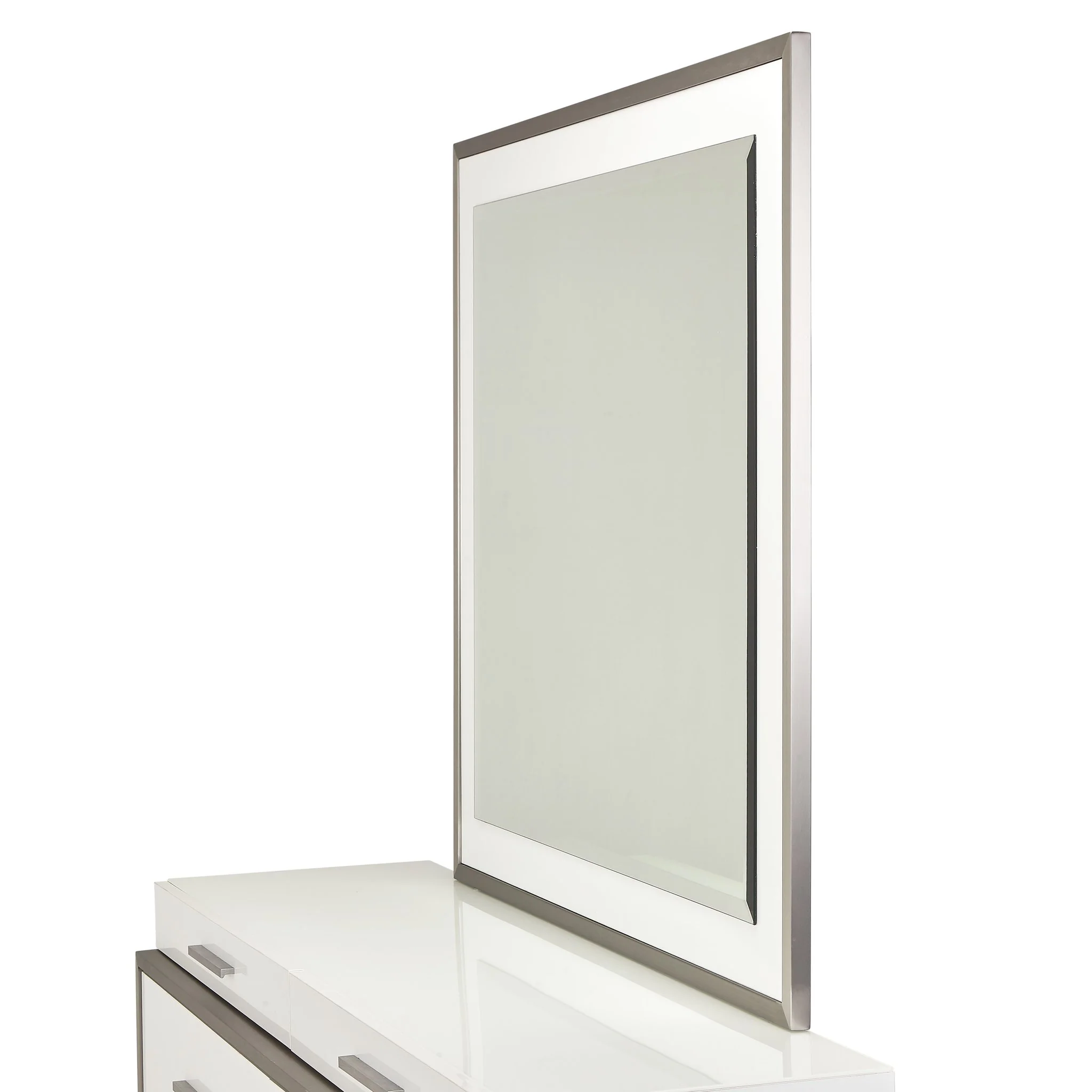 Marquee Dresser with Mirror - Cloud White - Image 6