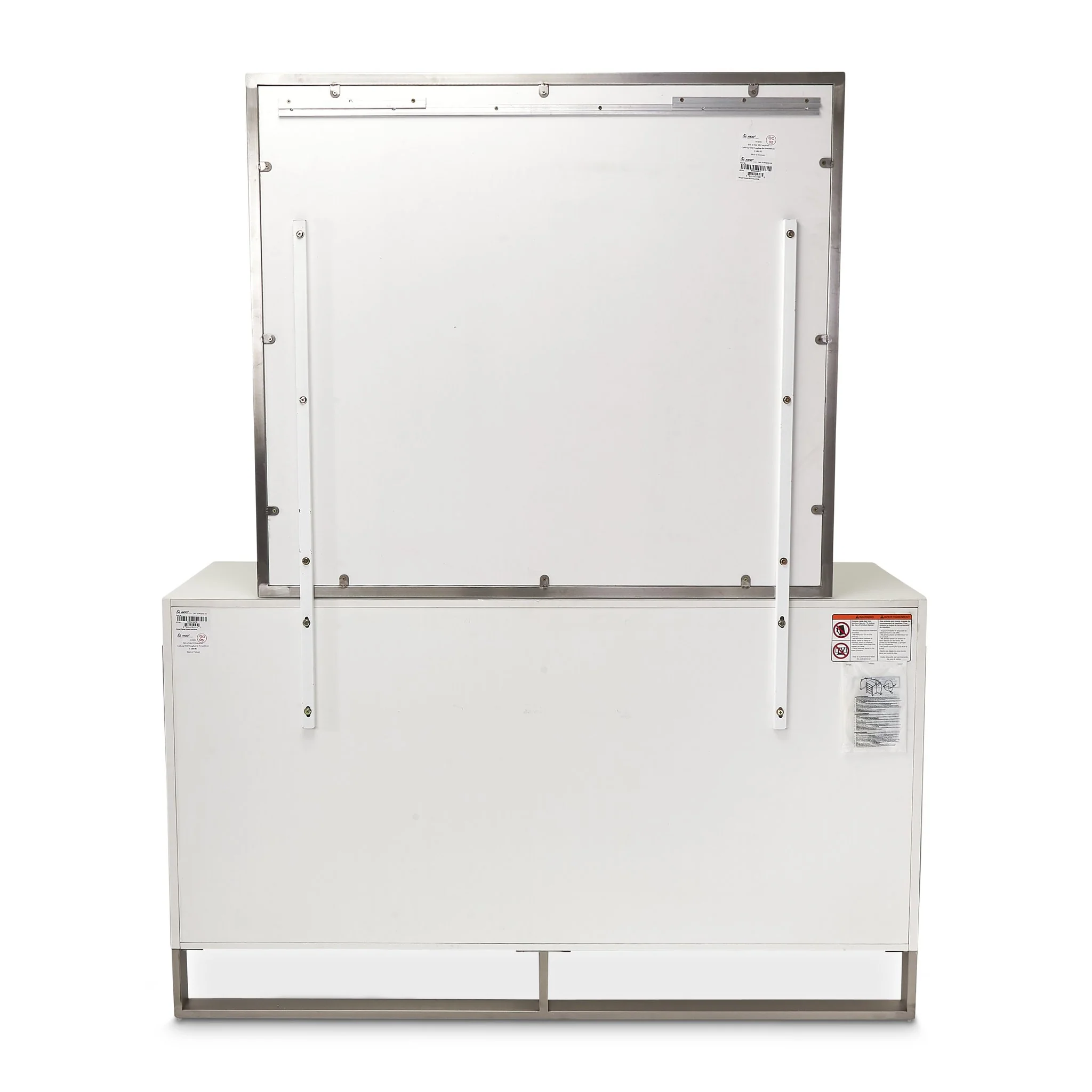 Marquee Dresser with Mirror - Cloud White - Image 9