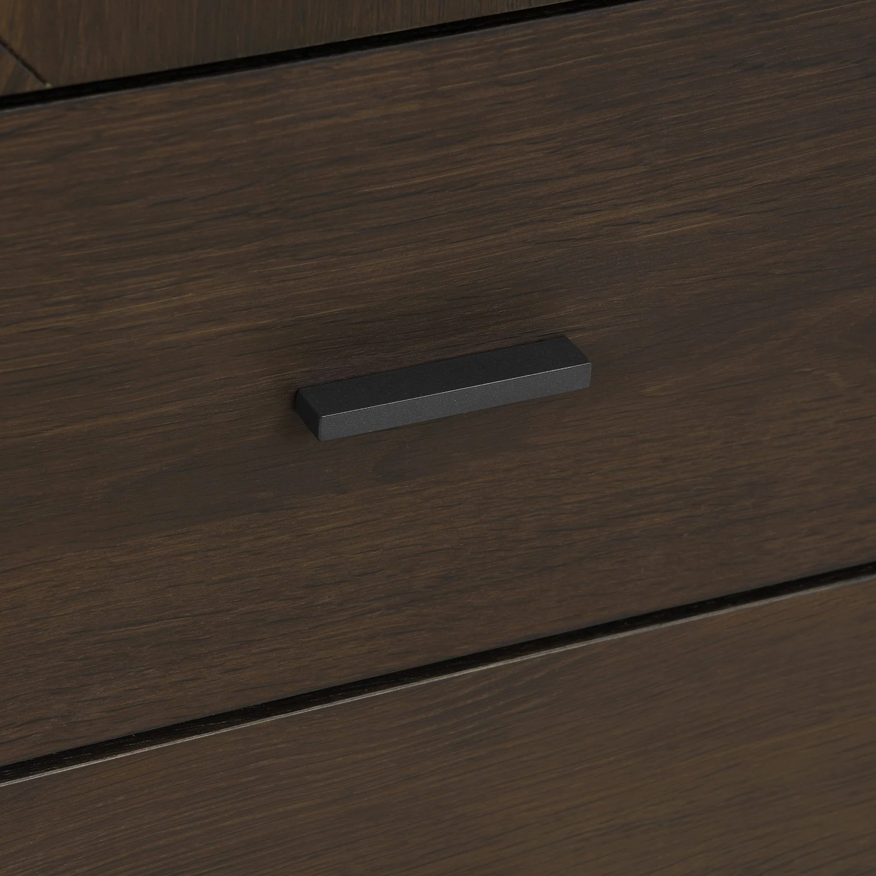 Marquis 6 Drawer Oak Wood Dresser with Black Metal Legs - Image 6
