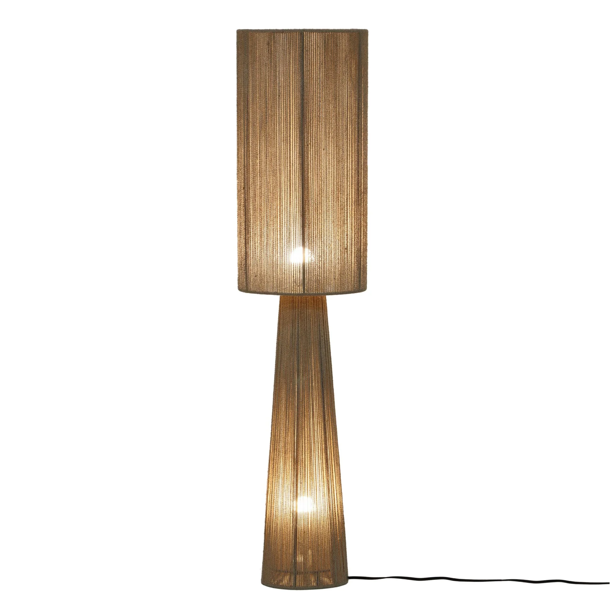 Marza Natural Jute 2-Bulb Floor Lamp - Image 3