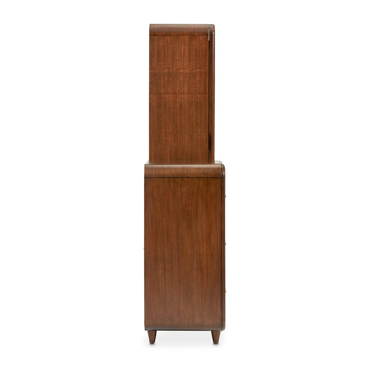Mason Park Offset Chest with Storage Mirror - Umber - Image 4