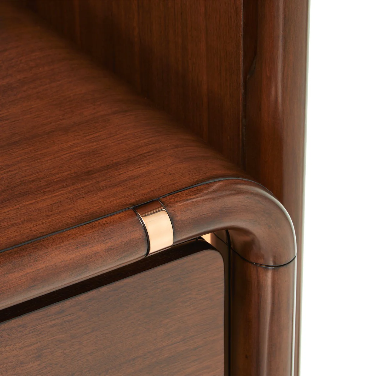 Mason Park Offset Chest with Storage Mirror - Umber - Image 7