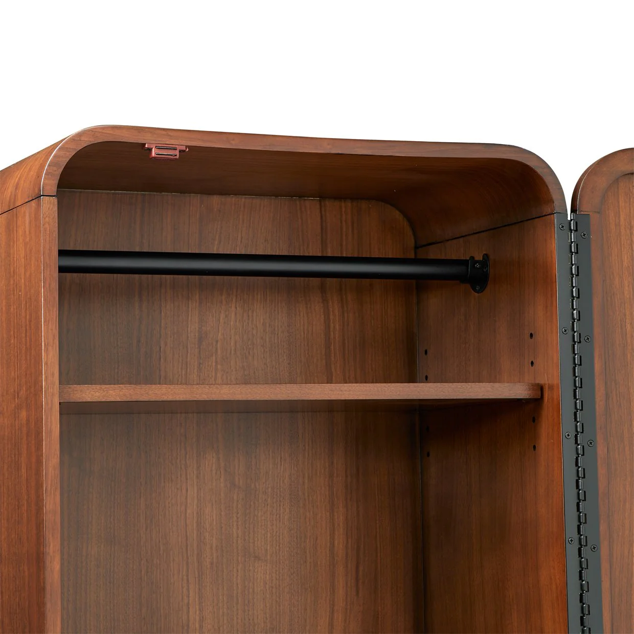 Mason Park Offset Chest with Storage Mirror - Umber - Image 9