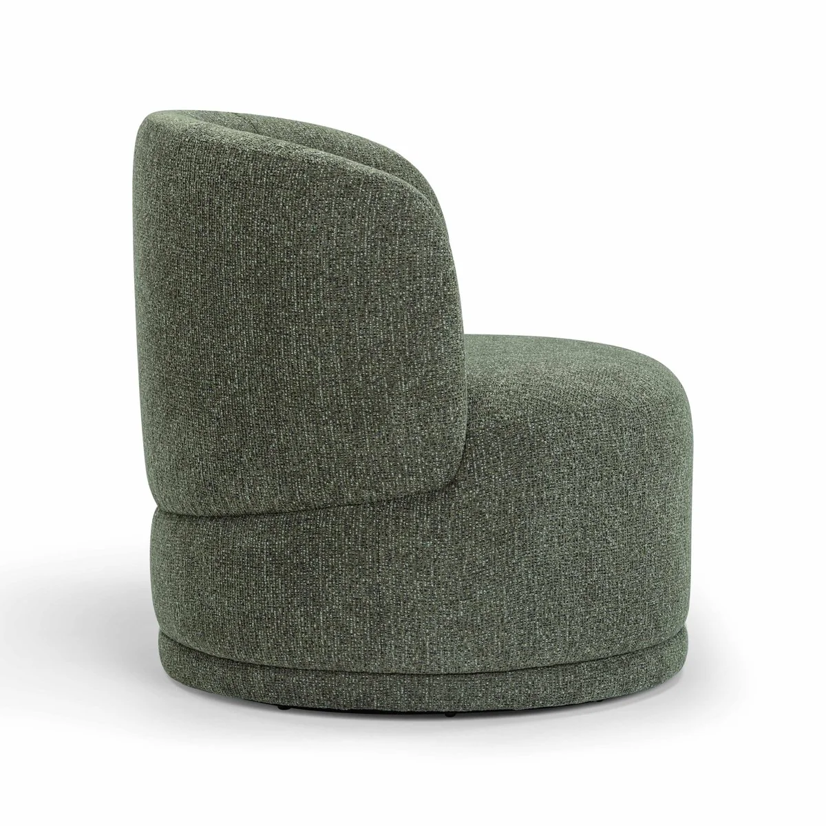 Massa Textured Green Swivel Accent Chair - Image 5