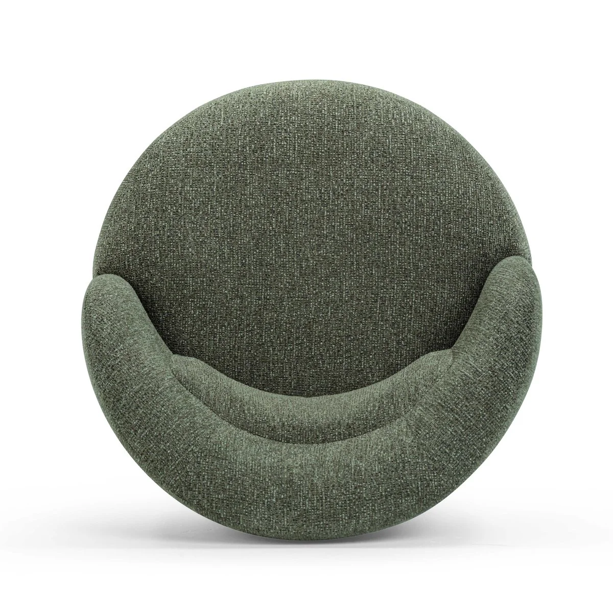 Massa Textured Green Swivel Accent Chair - Image 7