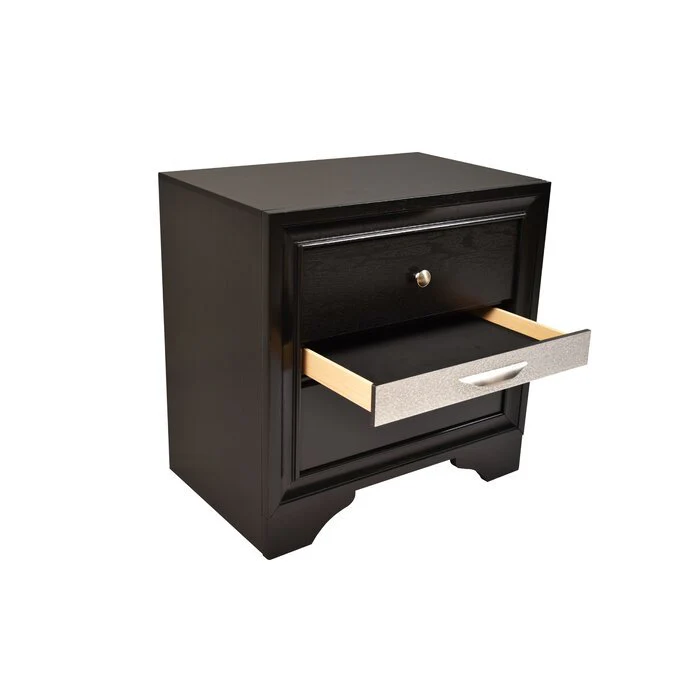 Matrix 4 Pc Queen Bed  Black - Image 16