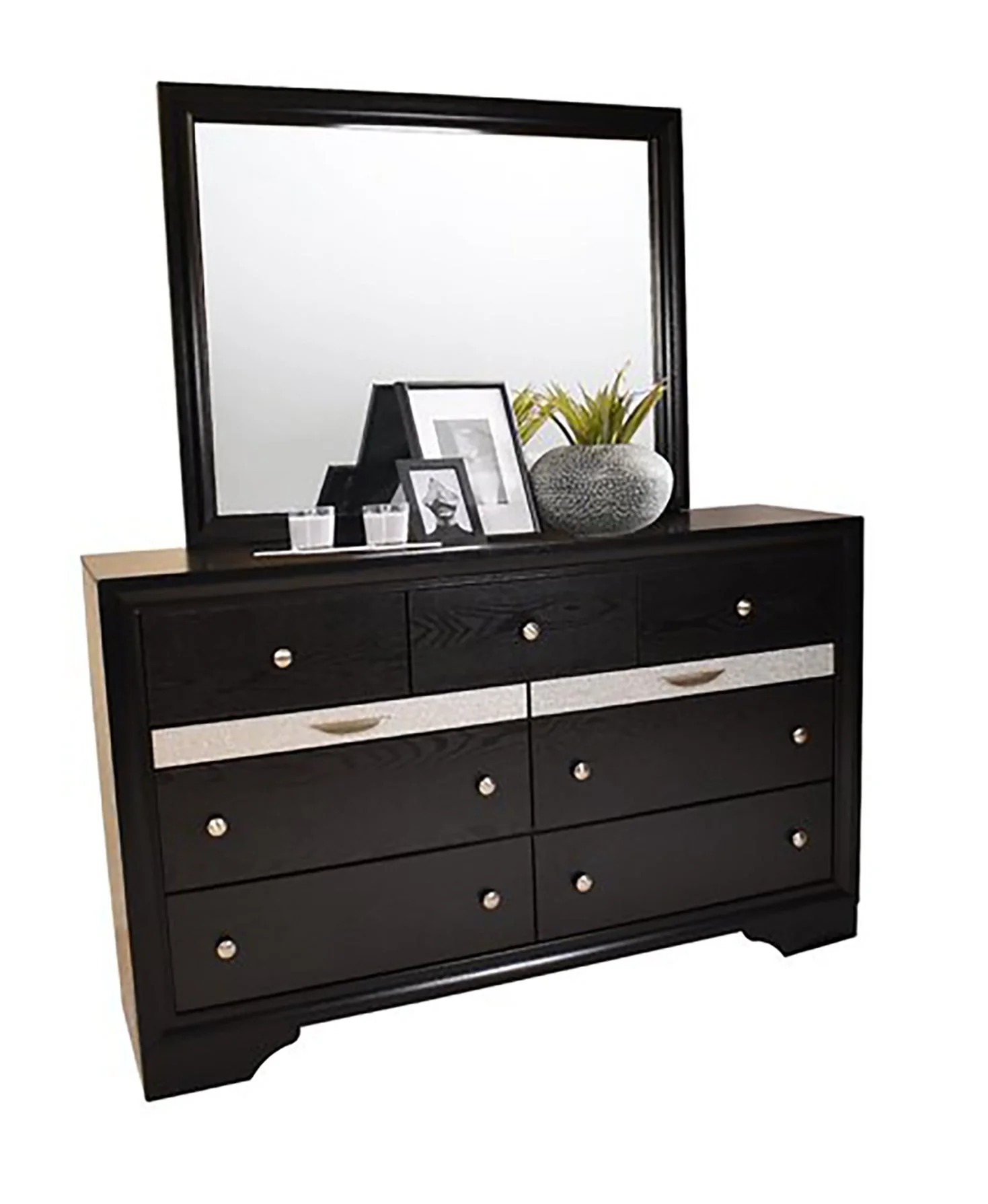 Matrix 4 Pc Queen Bed  Black - Image 5