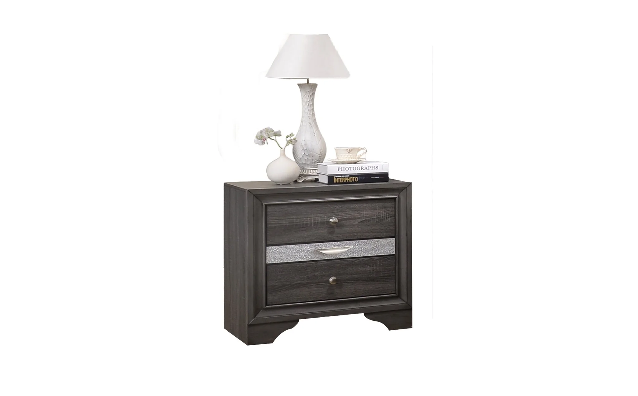 Matrix 4 Pc Queen Bed  Gray - Image 15