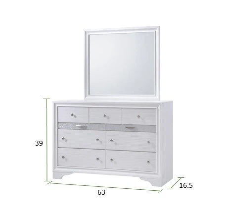 Matrix 4 Pc Queen Bed  White - Image 5