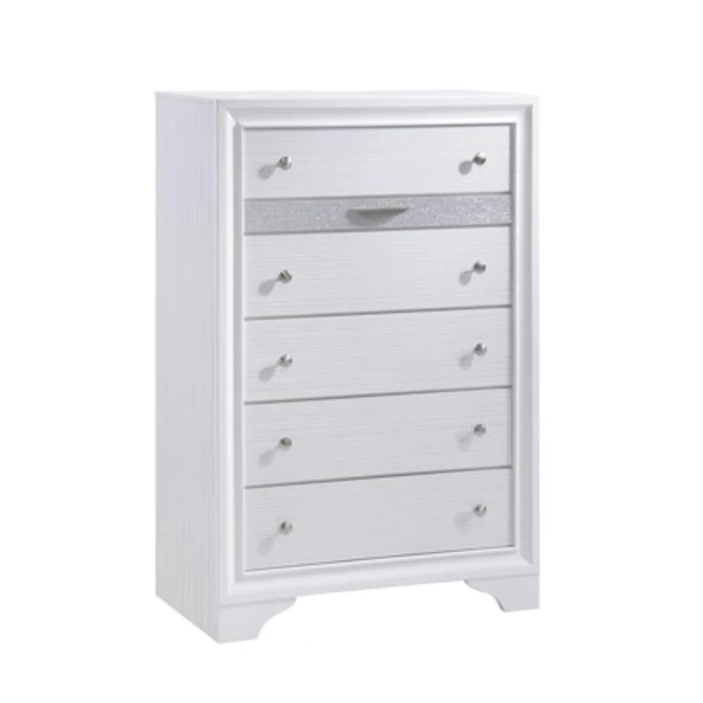 Matrix 5 Pc King Bed White - Image 15