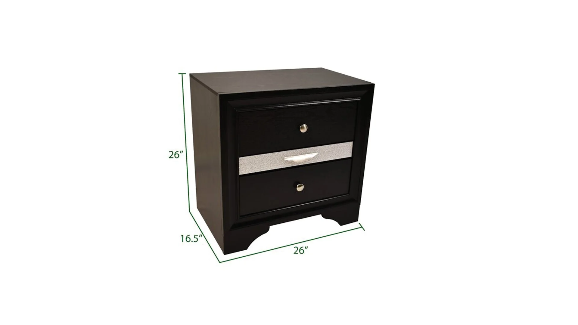 Matrix 5 Pc Queen Bed Black - Image 14