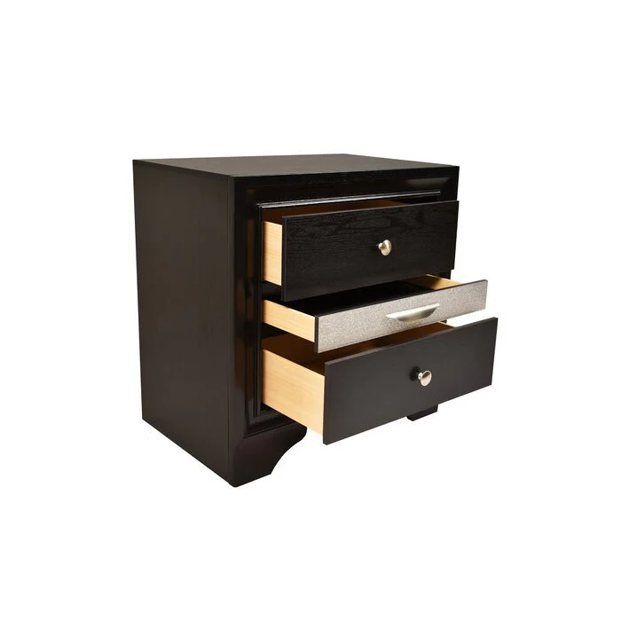 Matrix 5 Pc Queen Bed Black - Image 17