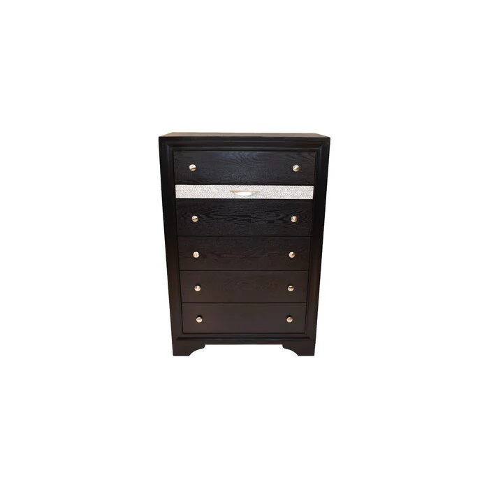 Matrix 5 Pc Queen Bed Black - Image 18