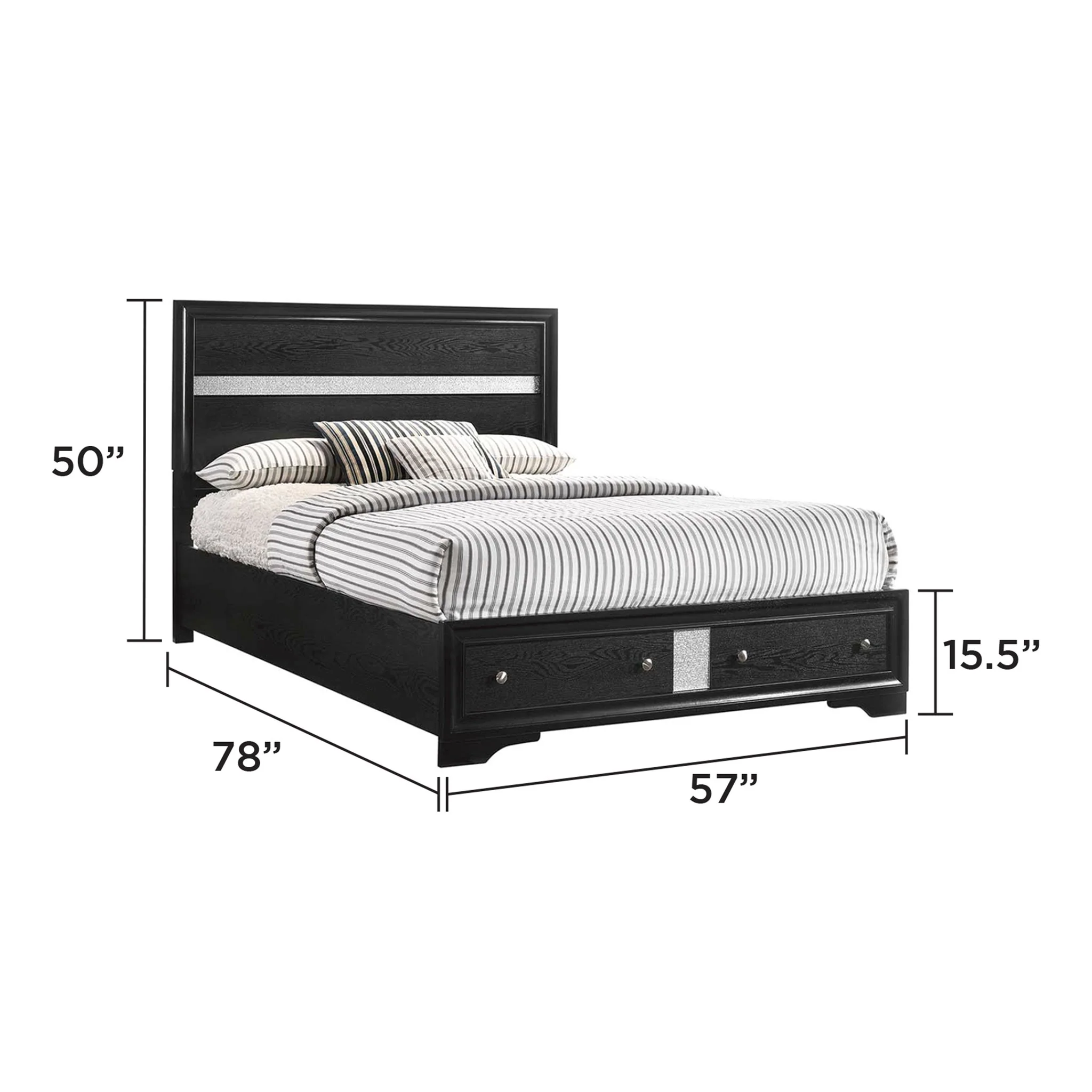 Matrix  Full Bed Black - Image 5