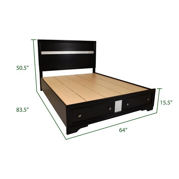 Matrix King Bed Black - Image 2