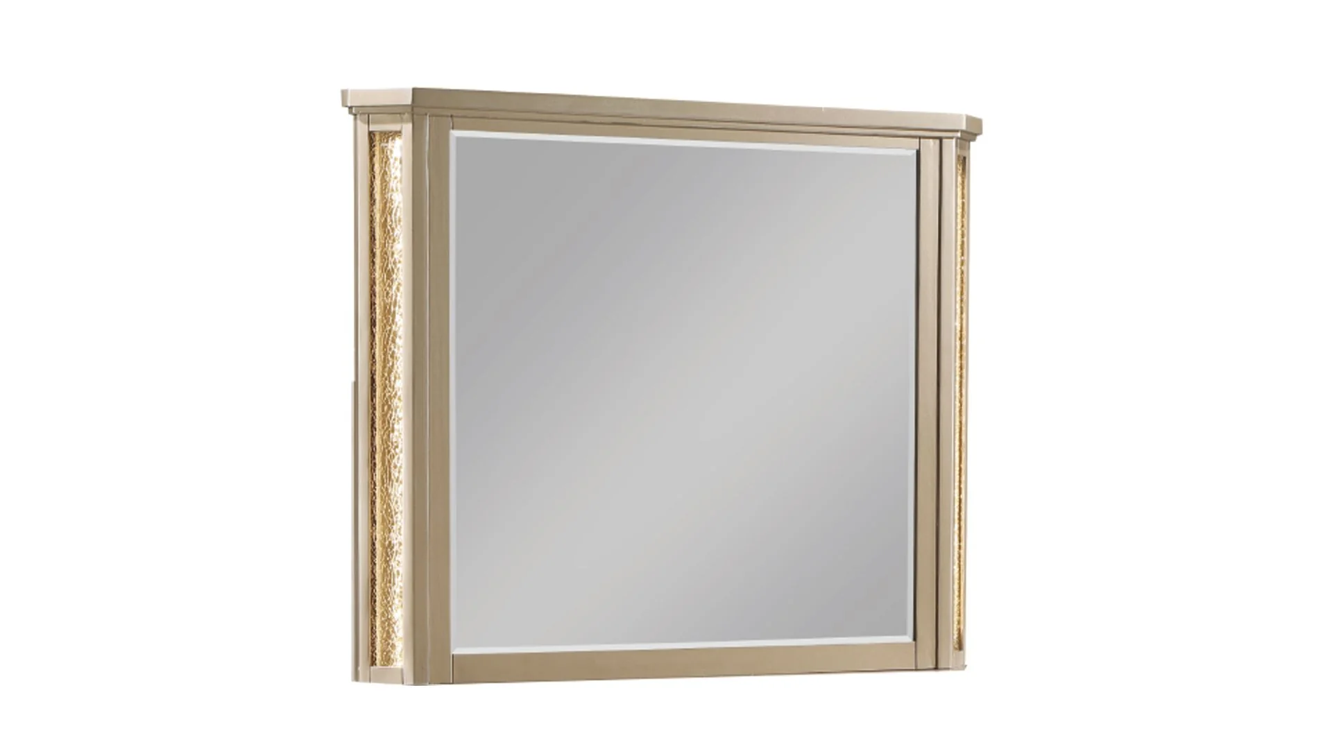 Medusa Queen 5 Pc Bedroom Set  Gold - Image 10