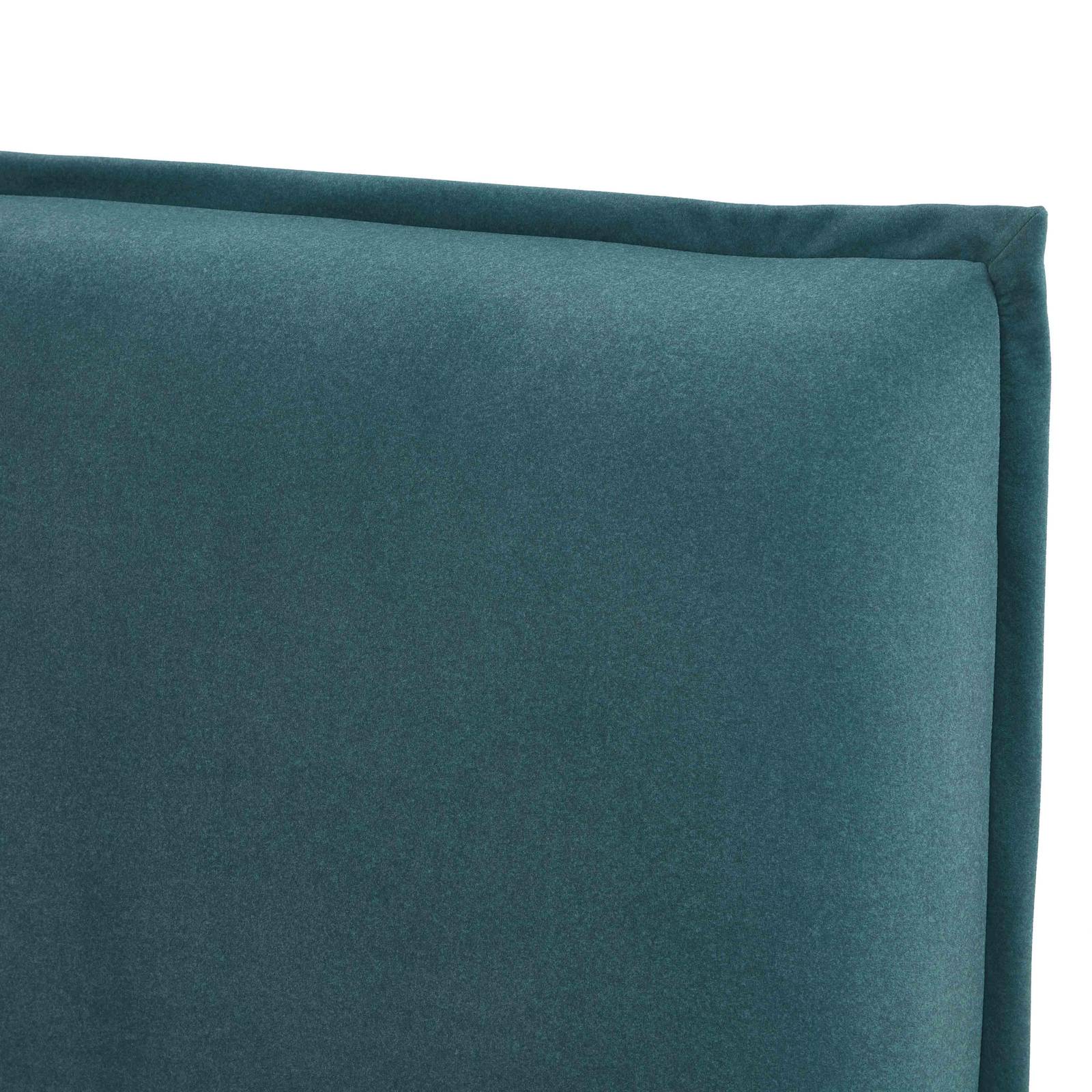 Mel Teal Faux Mohair King Bed - Image 9