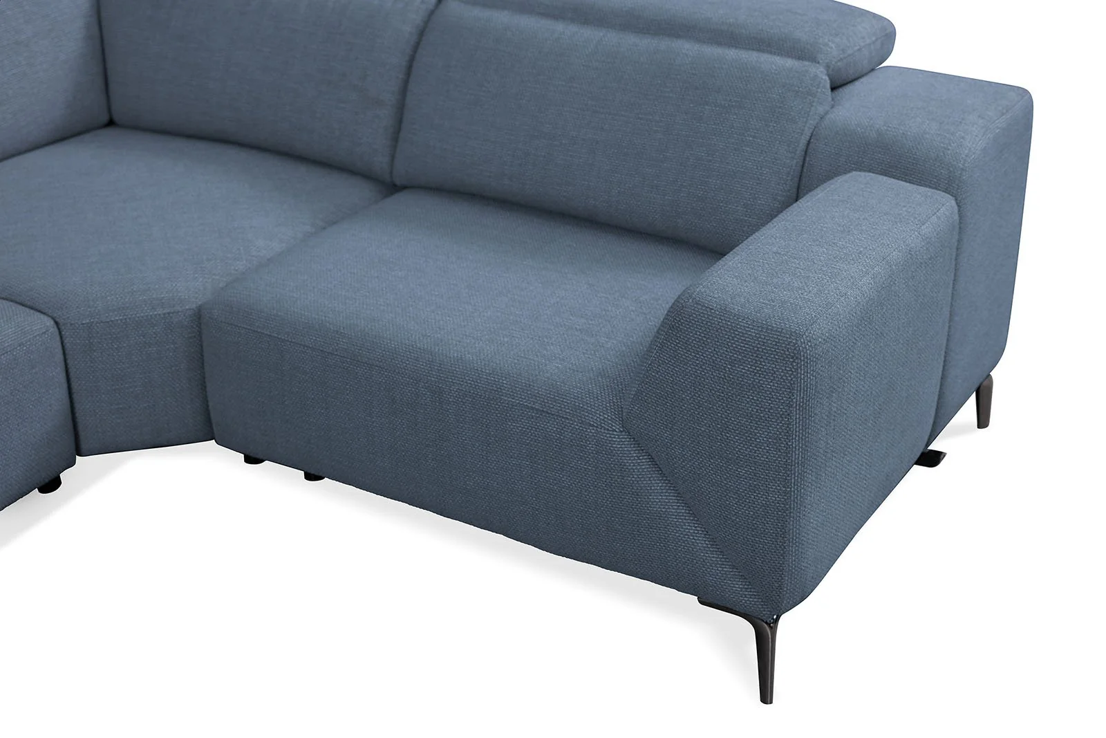 Melancton Power Sectional, Blue - Image 5