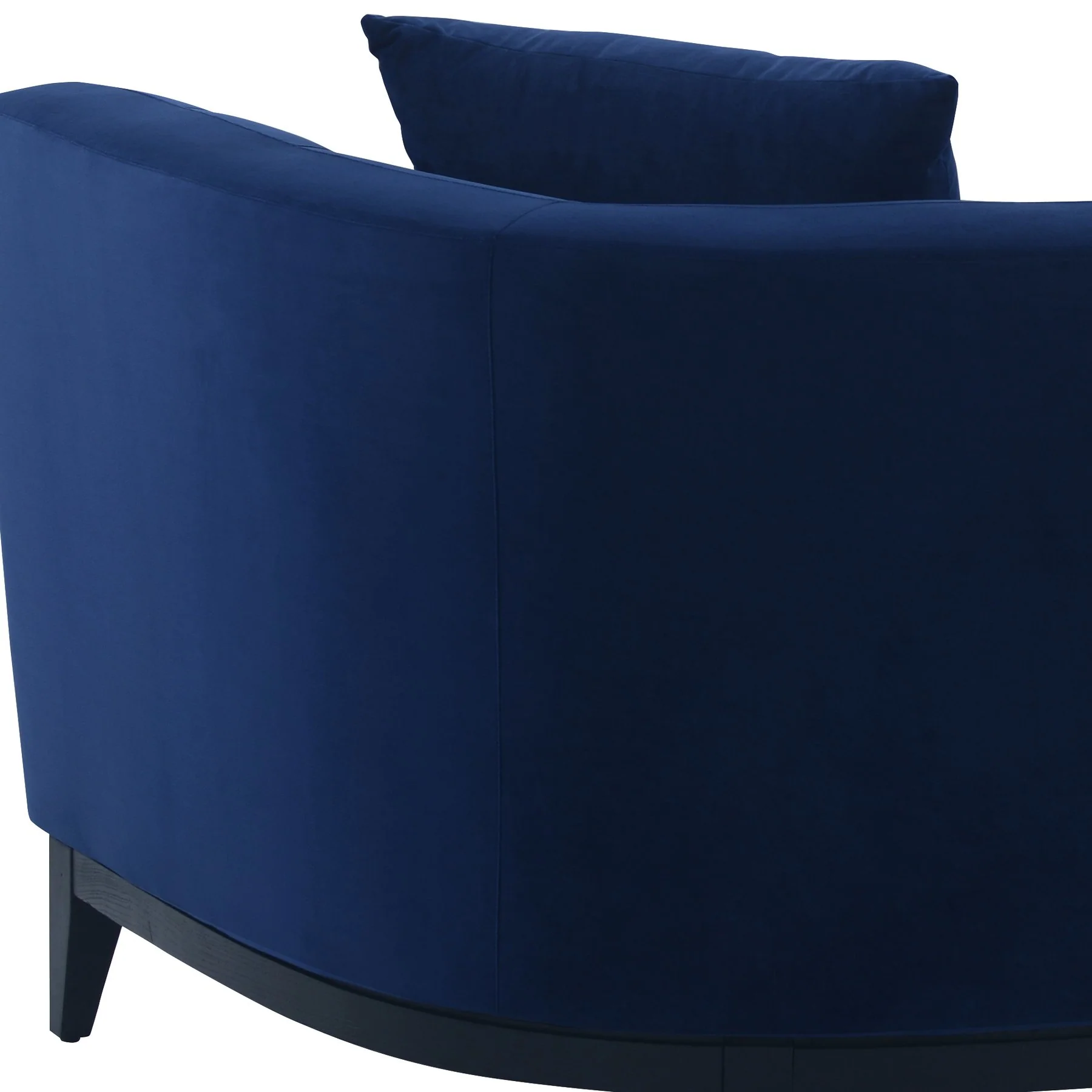 Melange 3 Piece Blue Velvet Living Room Seating Set - Image 6