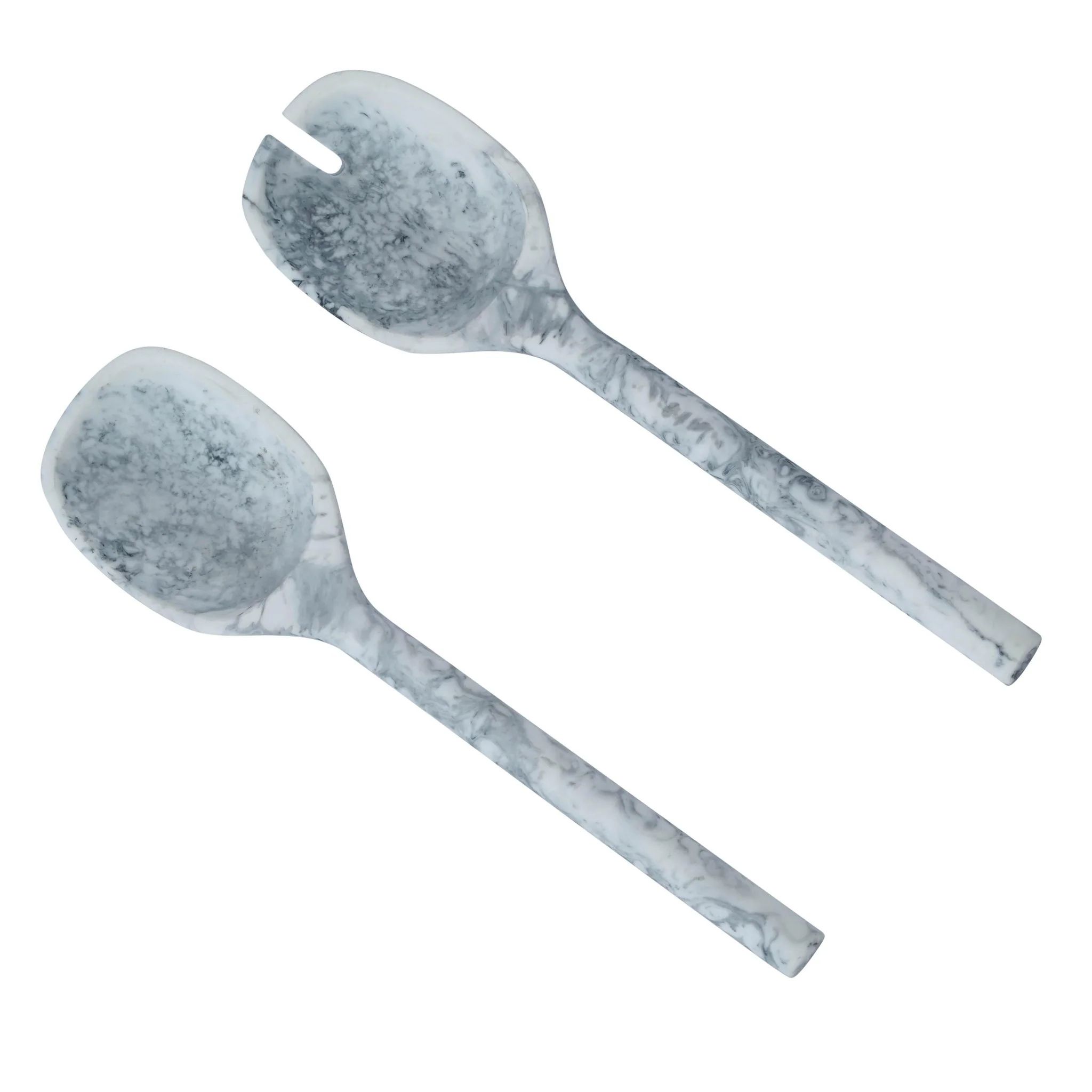 Mera Black & White Resin Serving Spoons - Set of 2 - Image 2