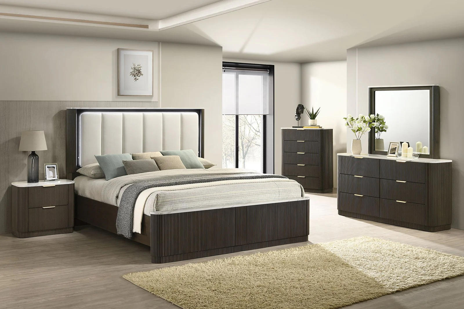Merthyr 4 Pc. Queen Bedroom Set - Image 2