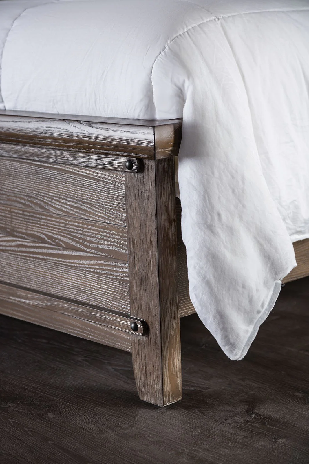 Merthyr Queen Bed, Brown - Image 3