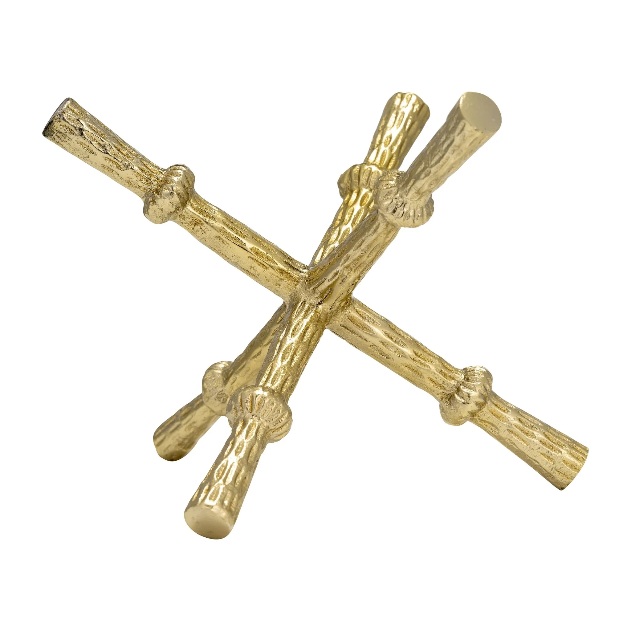 Metal, 10"h Jack Orb, Gold - Image 3