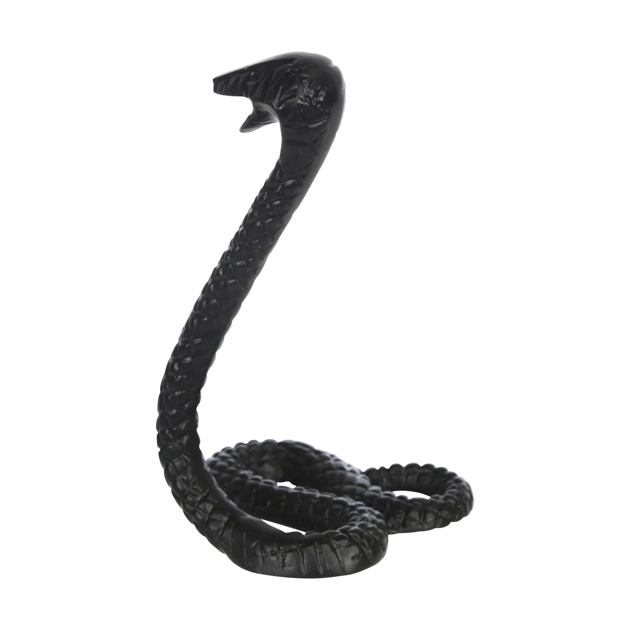 Metal 10"h Snake, Black - Image 3