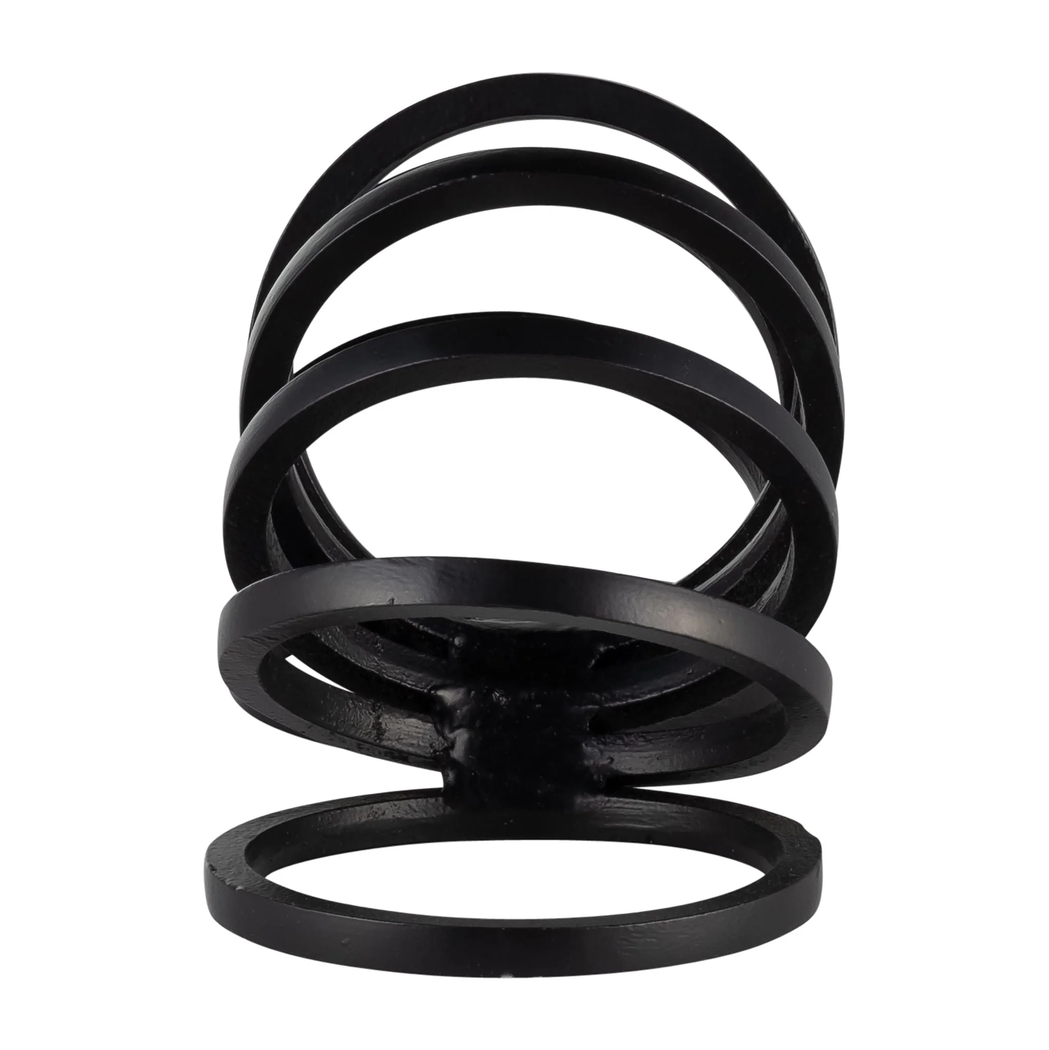 Metal,11",slinky Ring Deco,black - Image 3