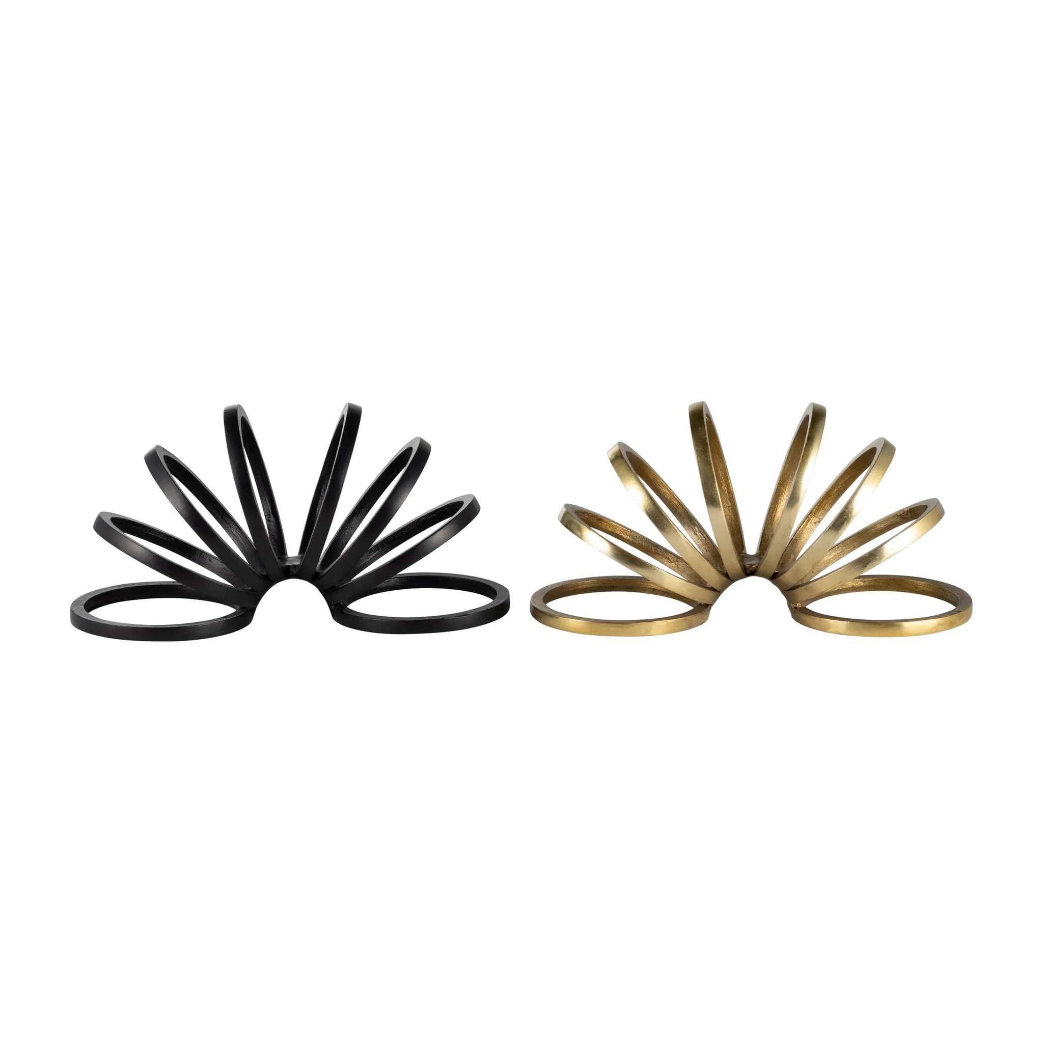 Metal,11",slinky Ring Deco,black - Image 7