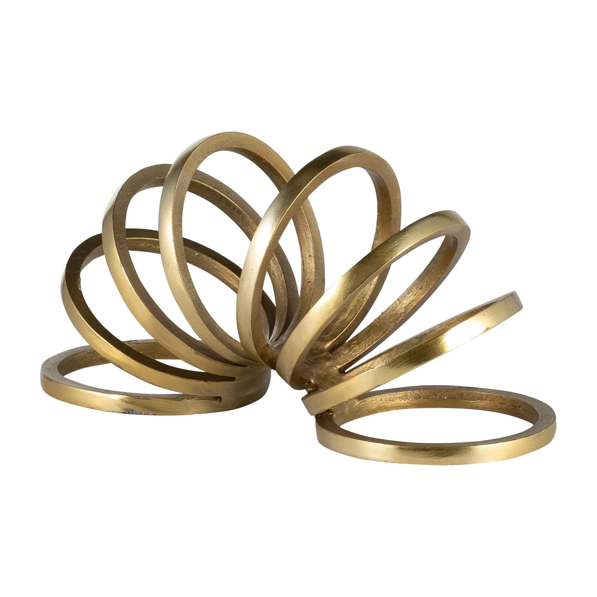 Metal,11",slinky Ring Deco,gold - Image 2