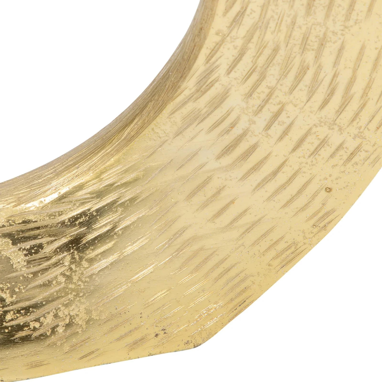 Metal,11"h,round Open Cut Out Vase,gold - Image 5
