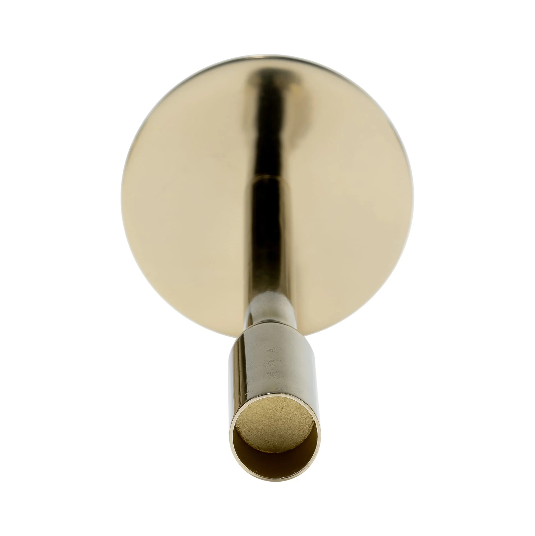 Metal, 11"h Taper Candle Holder, Gold - Image 3