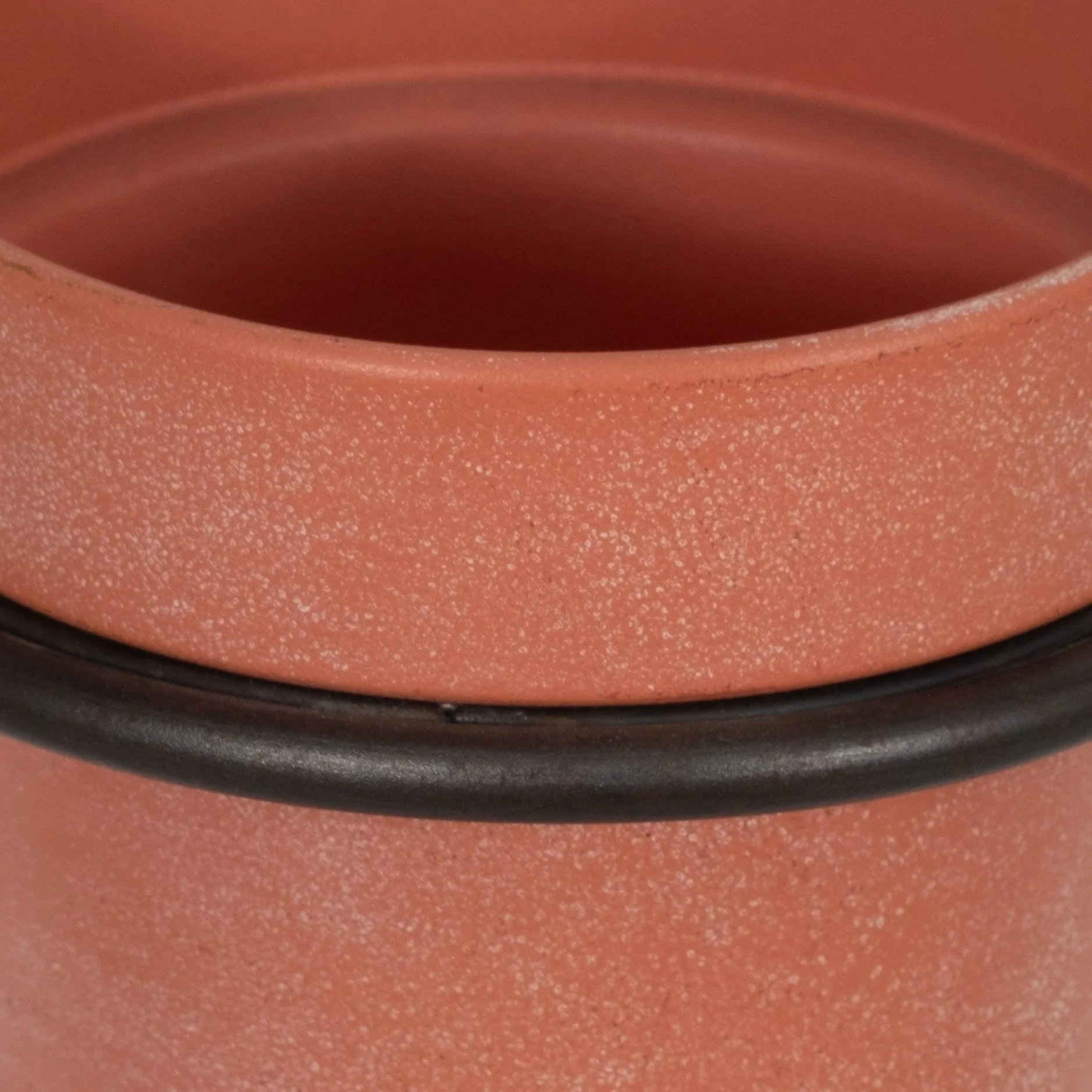 Metal, 11"h Wall Planter, Black/terracotta - Image 5