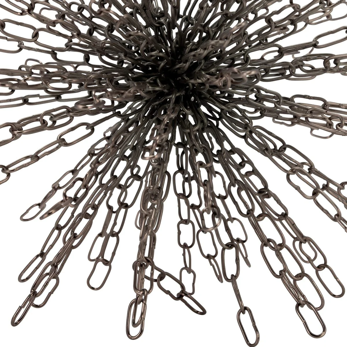 Metal, 12" Chain Orb, Black - Image 5