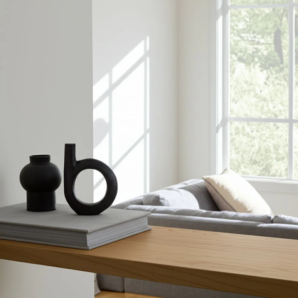 Metal, 12" Looped Sculpture, Black - Image 11